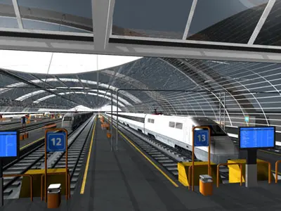 Central station 3D model buy
