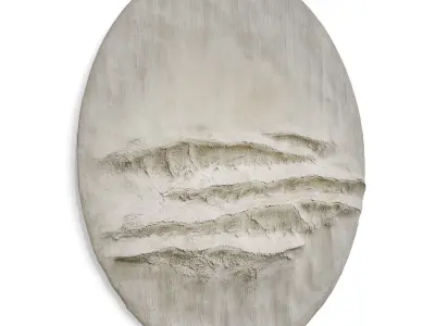 Simonallen sculptor Reef original art plaster 3D model