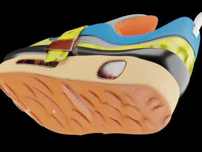 cross 3D model