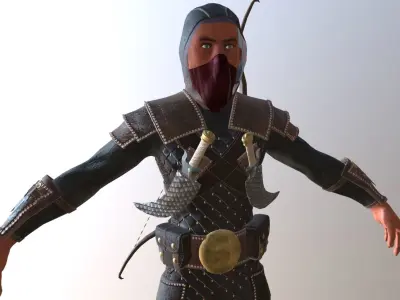 Elite Rogue Dagger Free 3D model