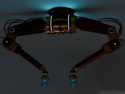 Robot Arm Model 3D model