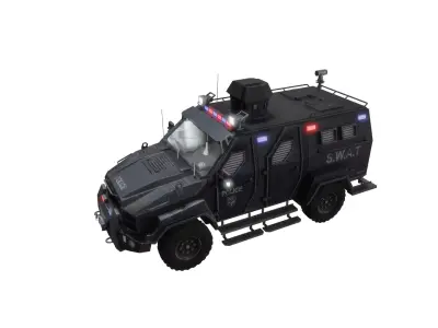 Military car Low-poly 3D model by aryaparipunjab