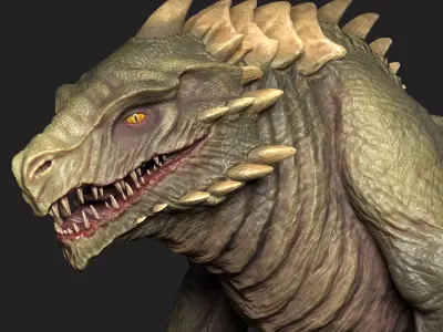 Lizard Low-poly 3D model purchase