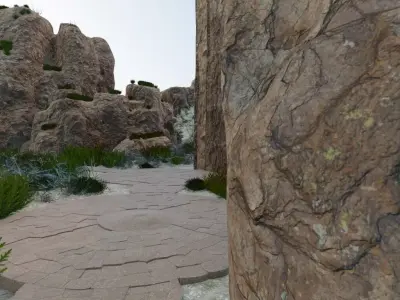 Ancient Rock Pathways 3D model