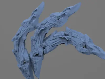 Grand Tri Clawed Mountain claws 3D model