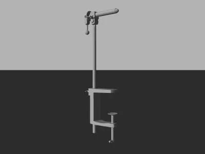Fly Tying Vise Free 3D model