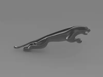 Jaguar Logo 3D model