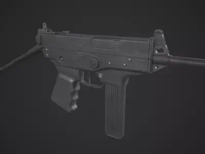 PP-91 Kedr Low-poly 3D model