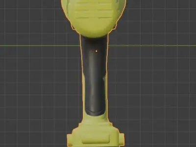 Hand electric drill tools Electric tools battery industrial  3D model