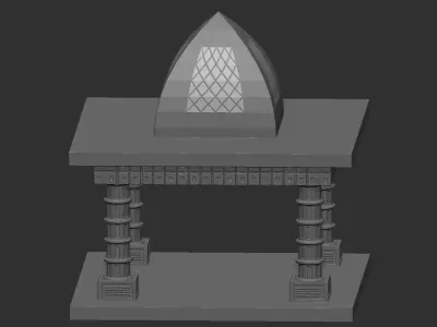 3d printing temple 3D print model purchase