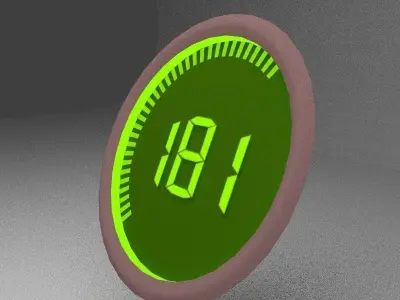 Power gauge 3D model