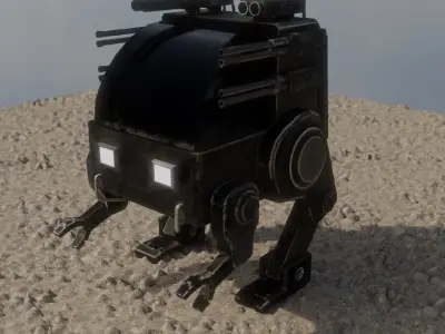 robot Free low-poly 3D model