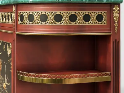 Taillardat 4 chest of drawers set 3D model
