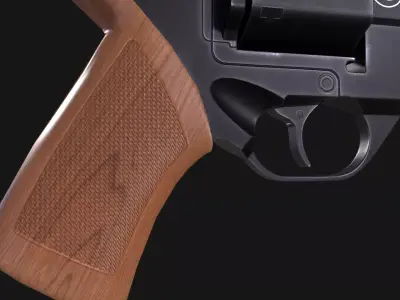 Chiappa Rhino Revolver Low-poly 3D model