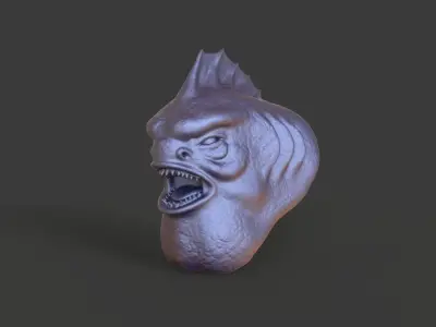 HEAD-R3 high poly sculpt 3D model