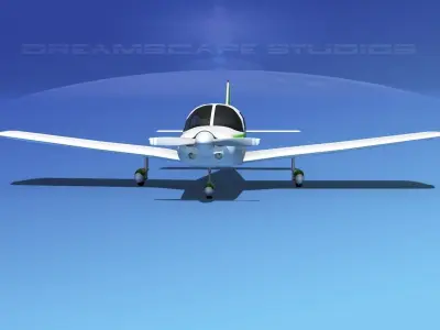 Piper PA-28 V18 3D model