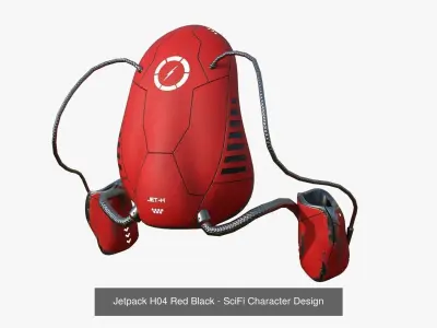 10 Jetpacks H Collection - SciFi Character Design