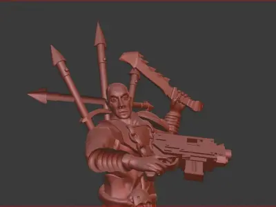 Sunrise of Battle Cultists 3D model