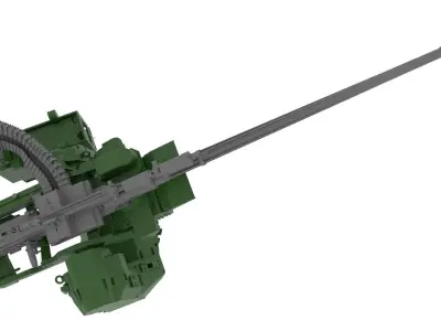 Sentinel RWS Remote Weapon Station turret 3D model