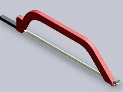 Hacksaw tool with handle Free 3D model purchase