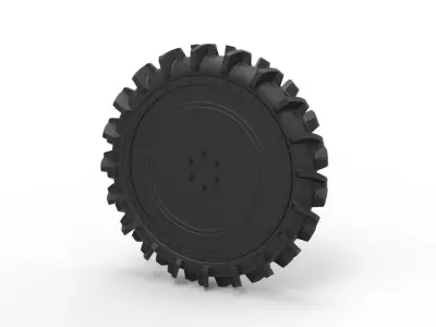 Wheel from swamp buggy 3D print model
