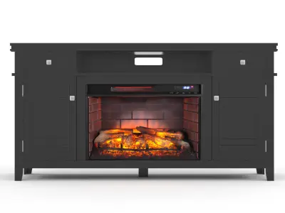 Electric Fireplace Free 3D model buy