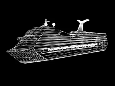 Cruise Ship 3D model