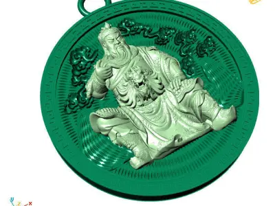 mandarin pendant 3D print model