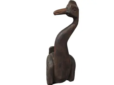  Bird Figure Low-poly 3D model