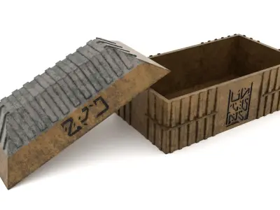 Hangar Crate 1-12 Scale Blackseries 3D print model