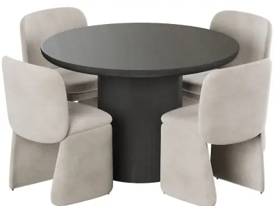 Evie dining table 3D model