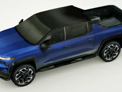 Chevrolet Silverado EV 2023 Low-poly 3D model