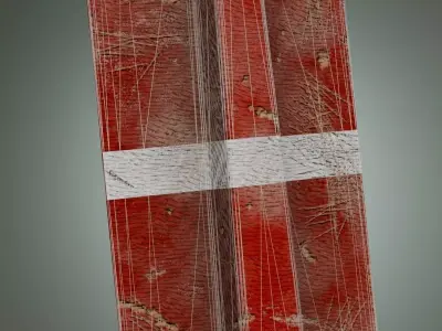 Pavise Shield  Free low-poly 3D model