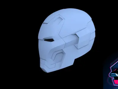 IRONMAN MK43 HELMET READY TO 3D PRINT 3D model