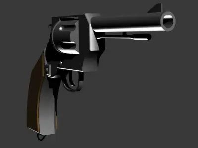 Generic Revolver Free 3D model