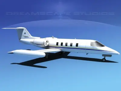 Gates Bombardier Learjet 35 V07 3D model