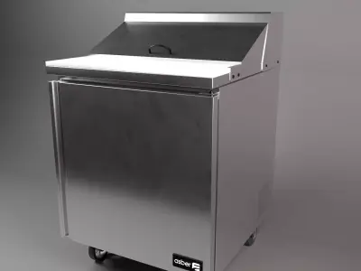 Cold Table - Mesa refrigeradora - ASBER 3D model