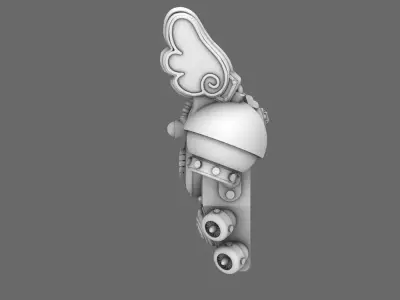 Pride Marines V10 Winged Back Pack 3D print model