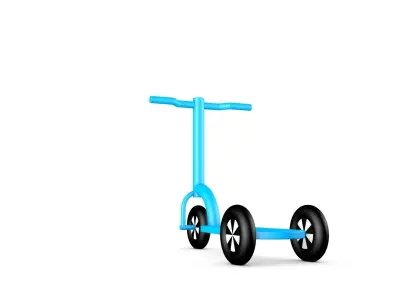 Scooter Low-poly 3D model purchase