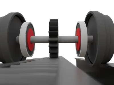 Cog Railroad System Free 3D model