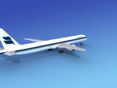 Boeing 757-300 Icelandair 3D model