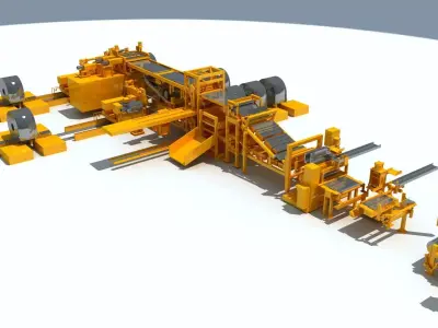 Steelmaking Equipment 3D model