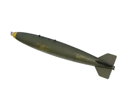 MK-82 MK82 500LB bomb aerial bomb 3D model