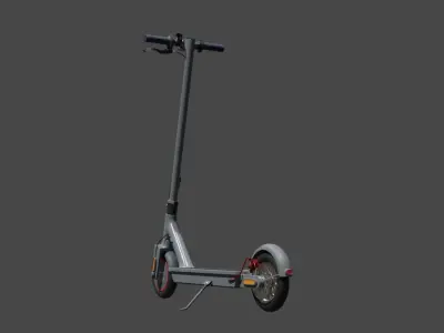 High-Quality Generic Electric Scooter 3D Model 3D model