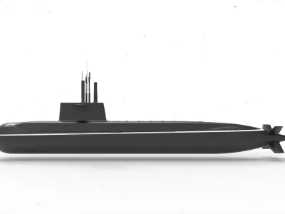 Amur Submarine 1650 3D model