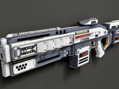 Si Fi - Weapon by M 3D model