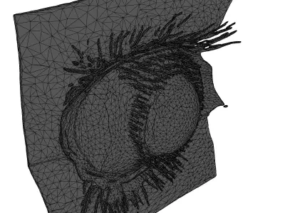 Cybernetic Eye 3D Model 3D model