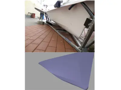 Foiled 49er Free 3D model