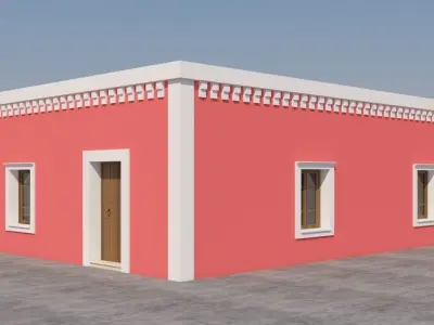 Mexican House 3D model buy