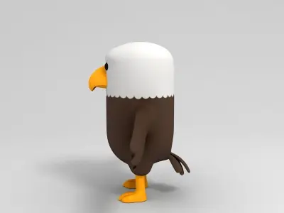 Eagle Character 3D model